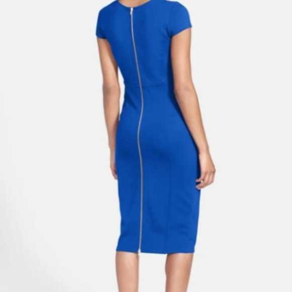 felicity & coco cobolt blue midi dress XS - Picture 5 of 6